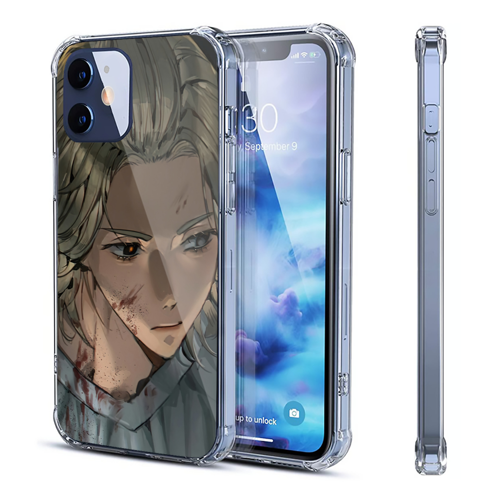 （画像用） 東京リベンジャーズ Tokyo Revengers 【iPhone 12シリーズ対応】透明スマホケース（クリアソフトケース）